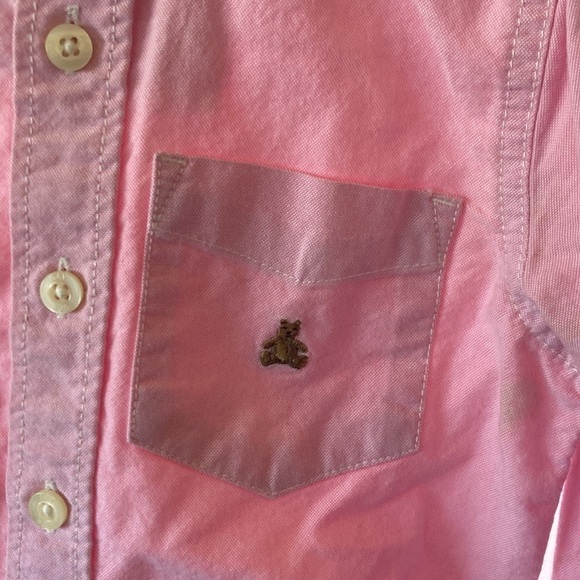 Size for babyGap, pink button up dress shirt - Picture 2 of 4